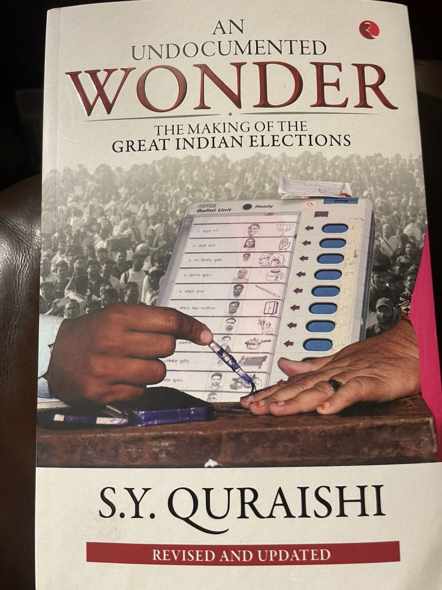 Dr. S.Y. Quraishi (@drsyquraishi) on Twitter photo Happy to announce Revised and Updated 7th edition of my book ‘An Undocumented Wonder - The Making of the Great Indian Election’. This edition brings the story uptodate with 3 general elections - 2014, 2019 and 2024 and all in between. Thank you <a href="/Rupa_Books/">Rupa Publications</a> Happy to announce Revised and Updated 7th edition of my book ‘An Undocumented Wonder - The Making of the Great Indian Election’. This edition brings the story uptodate with 3 general elections - 2014, 2019 and 2024 and all in between. Thank you <a href="/Rupa_Books/">Rupa Publications</a>
