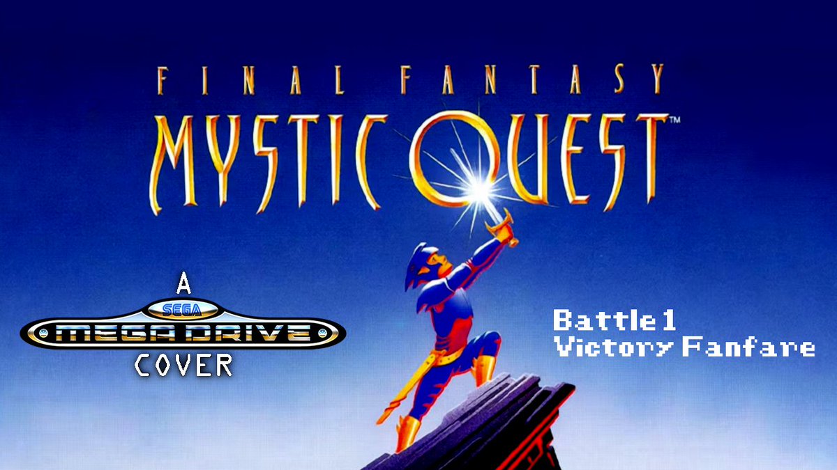 Sega Genesis / Mega Drive YM2612 cover of 
Super Nintendo's Final Fantasy Mystic Quest 
Battle 1 and Victory Fanfare tracks

here -&gt; 
youtube.com/watch?v=EaO3N7…