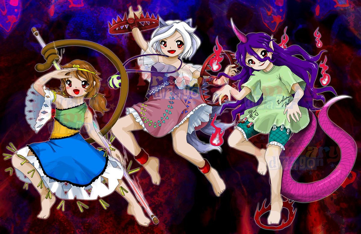yakuza 
#ZUN絵風 #touhouproject #東方project