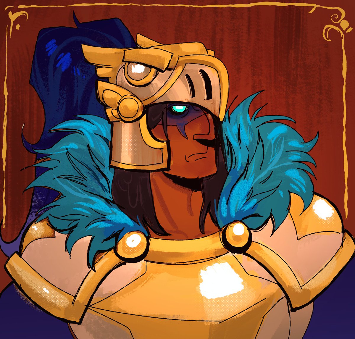 U3yazik's tweet image. sketchy redesign of his helmet to make it more bird-like
#brawlstars #BrawlTalk