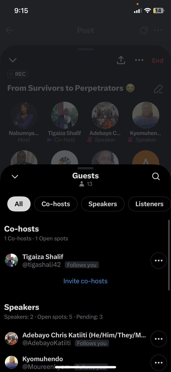 GloriaNabunnya's tweet image. Thank you beautiful people for joining the space and sharing ideas and recommendations on how a #HealingCentre for survivors of #CSV should look like. 

I will be posting ideas from different speakers time to time. You can also tap the recording of the space🙏 to follow.