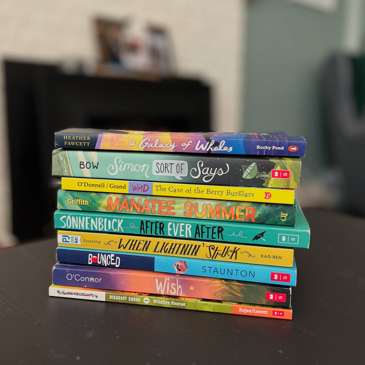 Reading pile...you know, to add to my other TBR pile 🥳🥴📚 What are you reading?
#TBR #amreading #bookstack #allthebooks #middlegrade #kidlit
#amreadingMG #writingcommunity #writerscommunity #writersnetwork #amwritingMG #MG #amquerying