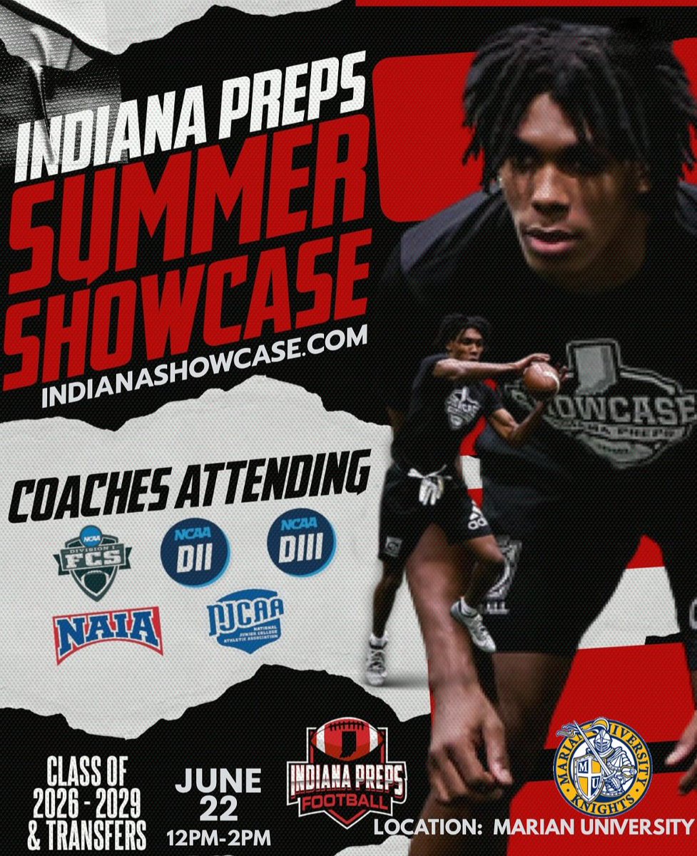 Excited to showcase my skills at the Indiana summer showcase tomorrow!