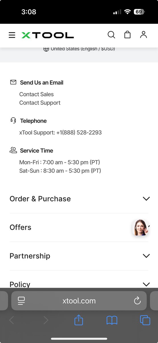 Kamries_dad's tweet image. Why have a telephone number then tell me to submit a request? @xToolOfficial I am calling within your service time frame! This frustrating and horrible! NO I am NOT on Facebook and will never be!