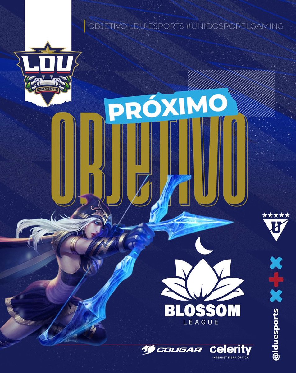⚔️ ¡Estamos de vuelta en la grieta!
Una nueva edición de la <a href="/BlossomLeague/">Blossom League</a>, la misma pasión.
Prepárense... que esto apenas comienza. 🔥

#GoLDU #UnidosPorElGaming #BlossomLeague #CelerityEC #CougarGaming #LeagueOfLegends
