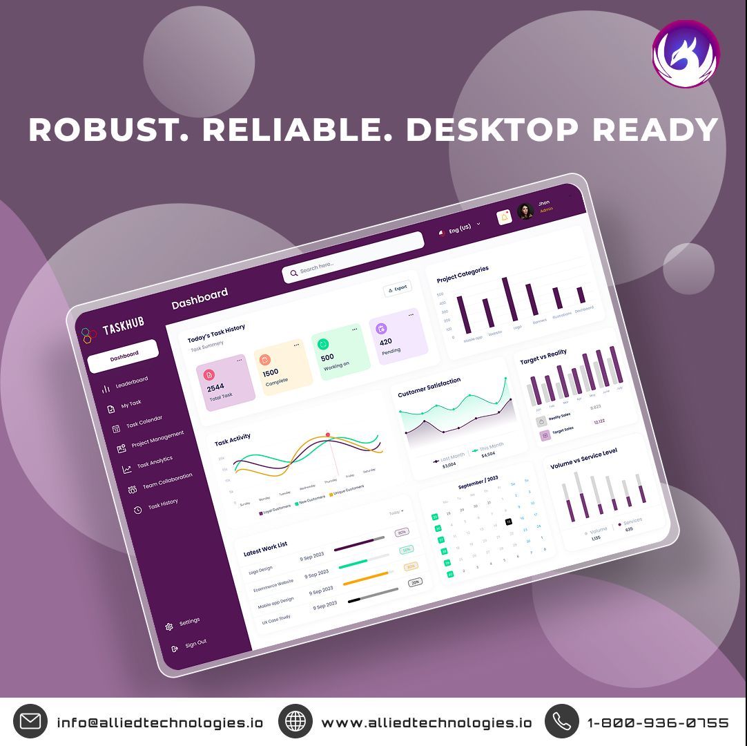 We build fast, functional desktop apps for performance-driven industries. Cross-platform, tailored to your workflow Call 📞1800-936-0755 | 🌐alliedtechnologies.io