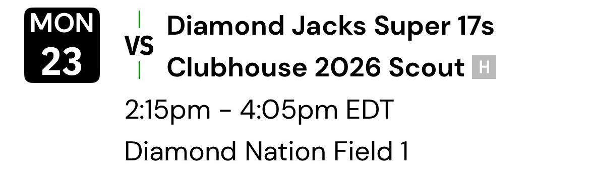 Jackson Trego (@jackson_trego) on Twitter photo I’ll be starting on Monday at the Super 17 invitational week 2. 2:15 PM on field 1 vs clubhouse 2026 scout
<a href="/Djacksbaseball/">Diamond Jacks Baseball</a> I’ll be starting on Monday at the Super 17 invitational week 2. 2:15 PM on field 1 vs clubhouse 2026 scout
<a href="/Djacksbaseball/">Diamond Jacks Baseball</a>