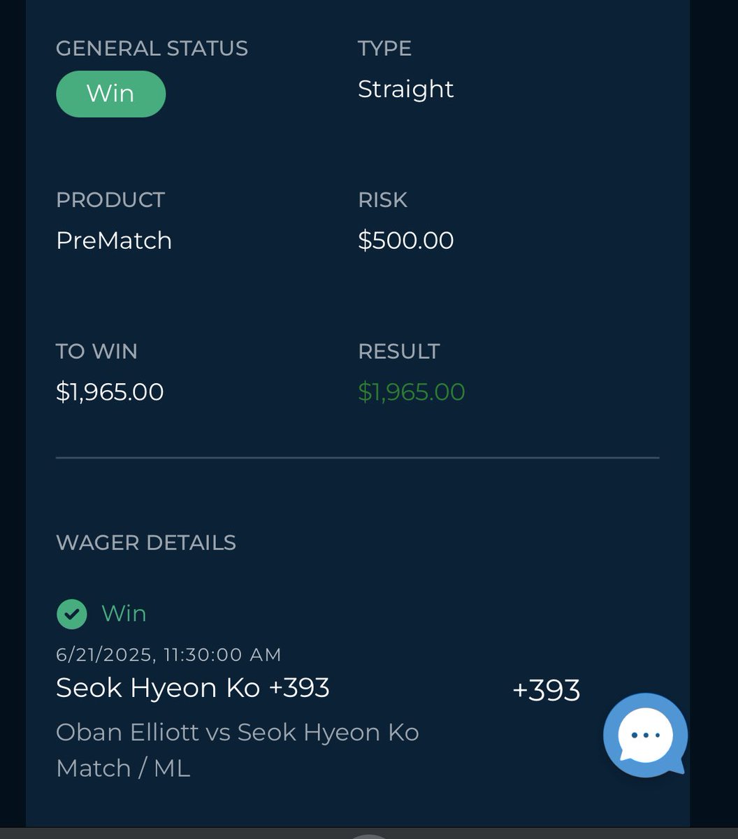 Just a +393 that looked -500.  Welcome to the UFC Korean Tyson!  #UFCBaku #GamblingTwitter