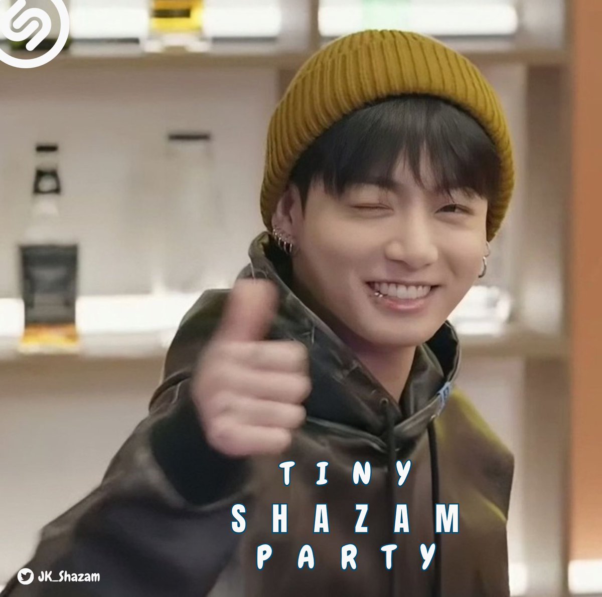 🎉 tiny shazam party 🎉

Let’s give some extra love to 3D today! 🫶

📣 Drop a Shazam screenshot of 𝗮𝗻𝘆  songs from #Jungkook’s debut album - GOLDEN on Spotify OR Apple Music. 🎶

🌀Goal: 80 screenshots
🌀Tags (optional): 

STREAM FOR JUNGKOOK  
#ShazamForJungkook