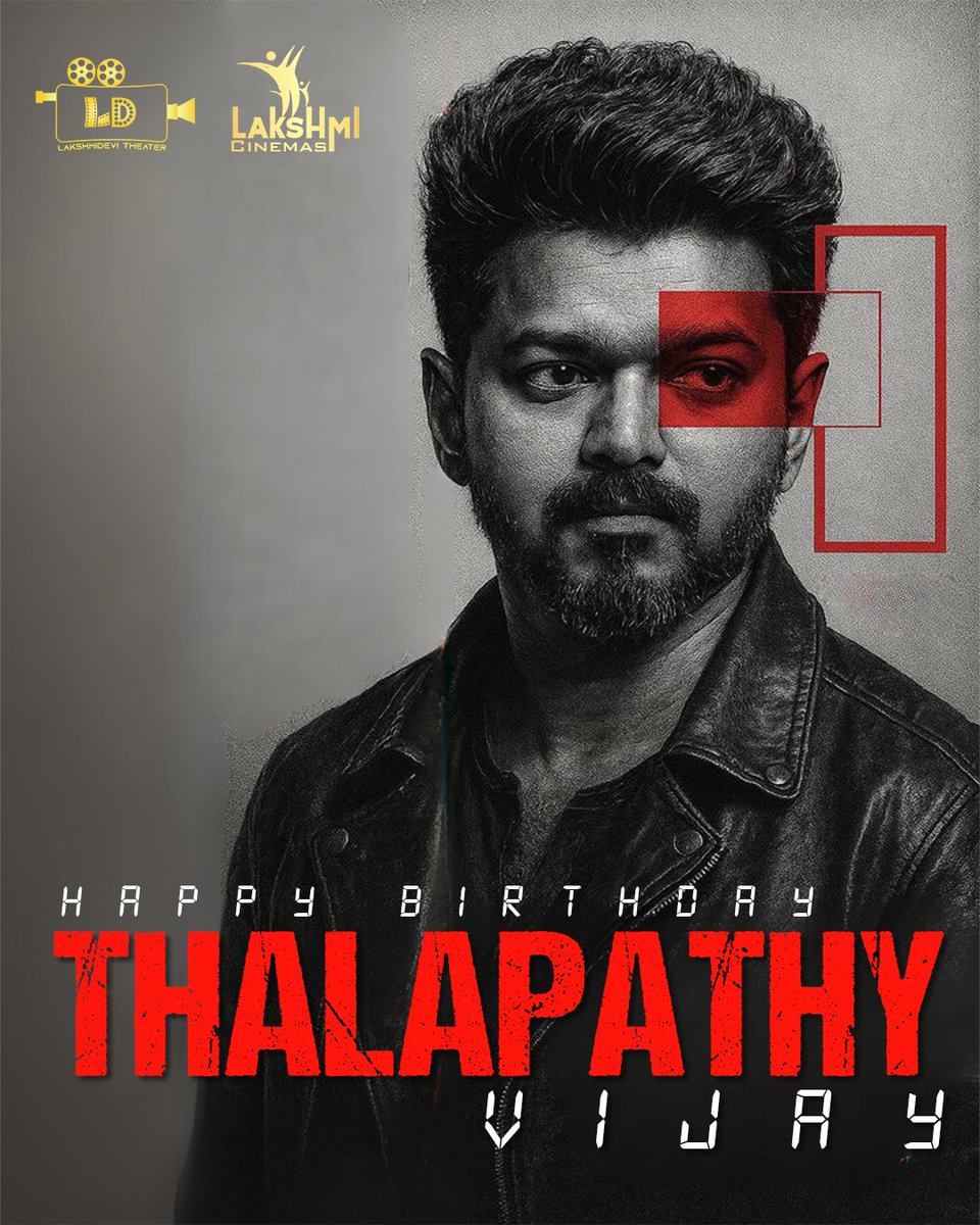 From the silver screen to our hearts – you’ve created magic everywhere!
Wishing a very Happy Birthday to the one and only Thalapathy Vijay 🙌
Keep inspiring with your grace and greatness.
#HappyBirthdayVijay #Thalapathy #VijayFansForever