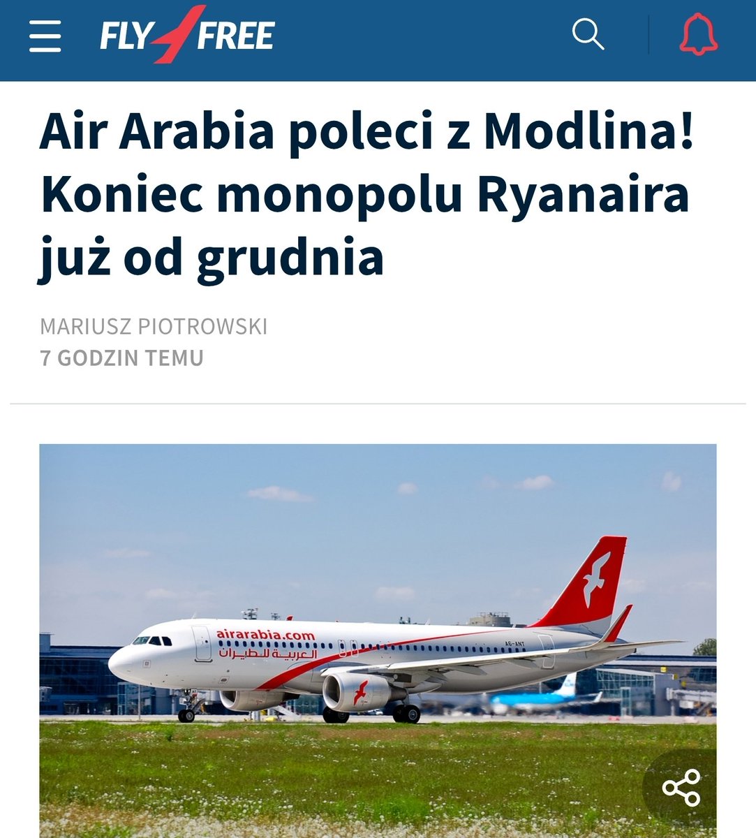 CzekalskiPawe's tweet image. Lotnisko #Modlin doczekało się przewoźnika spoza Europy. Od zimy do portu wkracza linia  Air Arabia.
Teraz czas na rozbudowę terminala i zwiększenie jego przepustowości nim zmieni się władza i znów to zablokuje