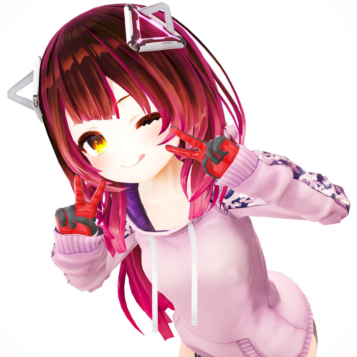ロリ子ちゃんピース！
#ロボ子Art