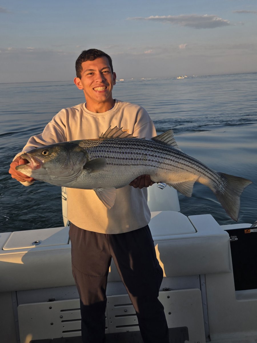 Beautiful morning on the water! Visit charterfishingconnecticcut.com