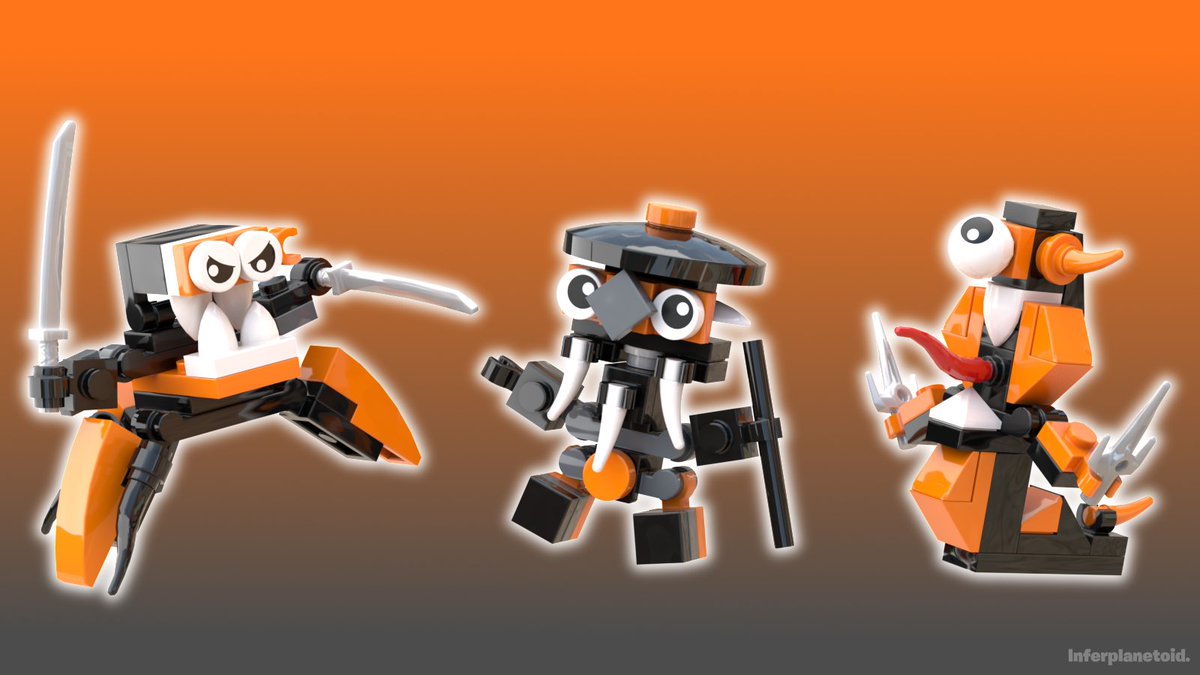 Mini nindjas! #mixels #mysto #spinza #cobrax