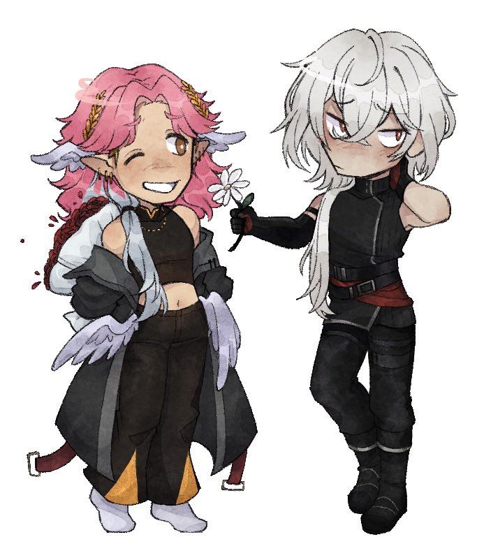 Late Valentines..?

Flower Exchange, with Messie and Casper
[ #MsngrArt #ADateWithDeath ]