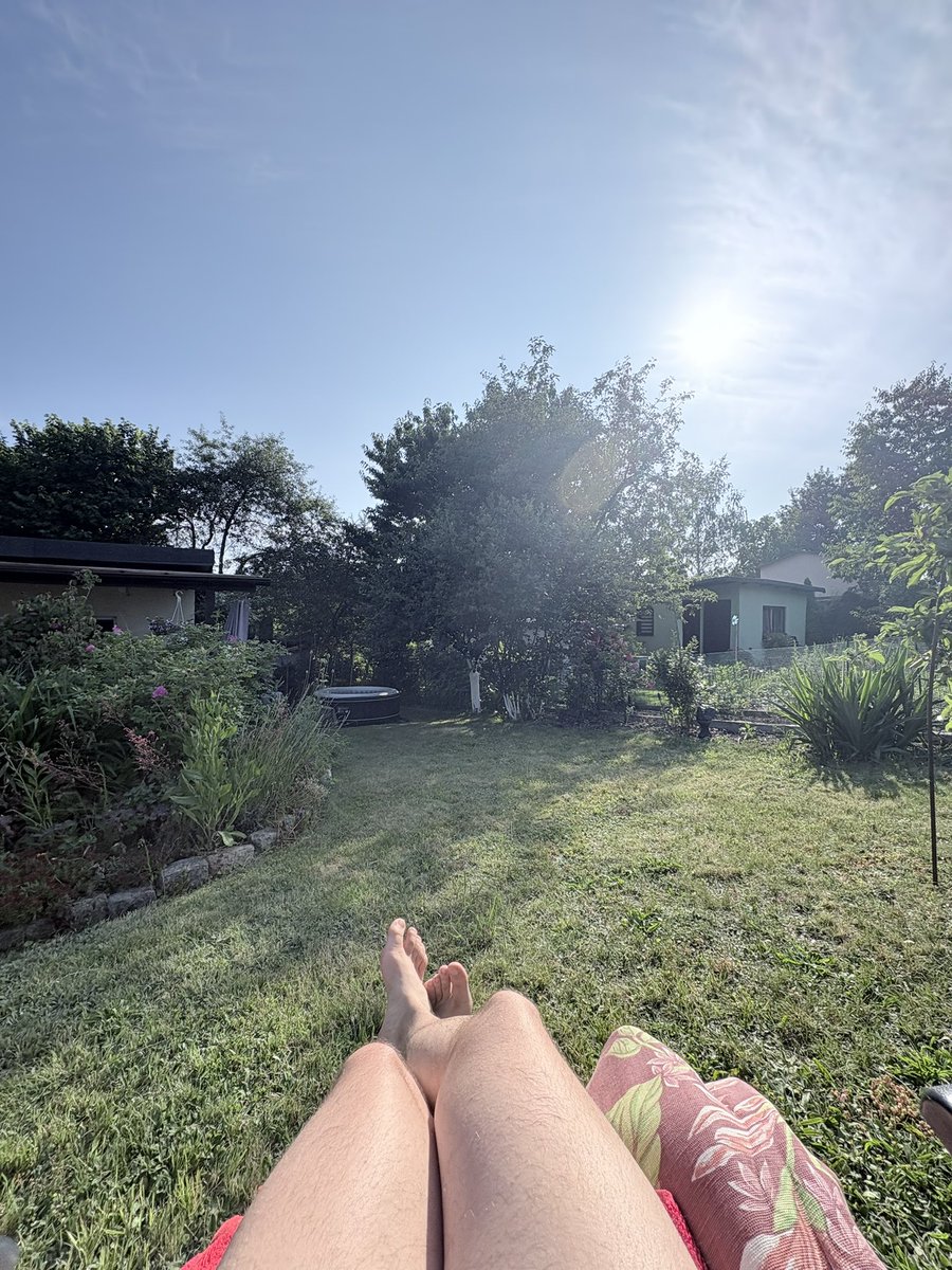 ScimonUK's tweet image. It was a glorious day—worth every sneeze and watery eye from the hay fever. I took time to admire the sky above and the trees around me. A blackbird has even built a nest in our cherry tree. Nature wins today. ❤️🌳🐦 #NatureLover #SpringDays