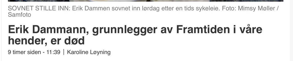 ArentzRoald's tweet image. Skjermdump klokka 2118. Fortsatt feil navn i billedteksten. @db_nyheter lever for å levere.