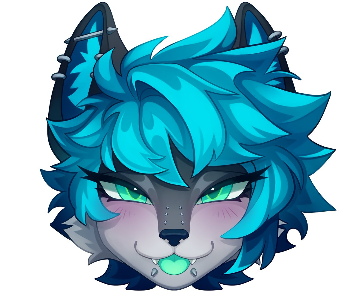 cute little headshot com i did :3

#furryartist #furryarwork #Headshots