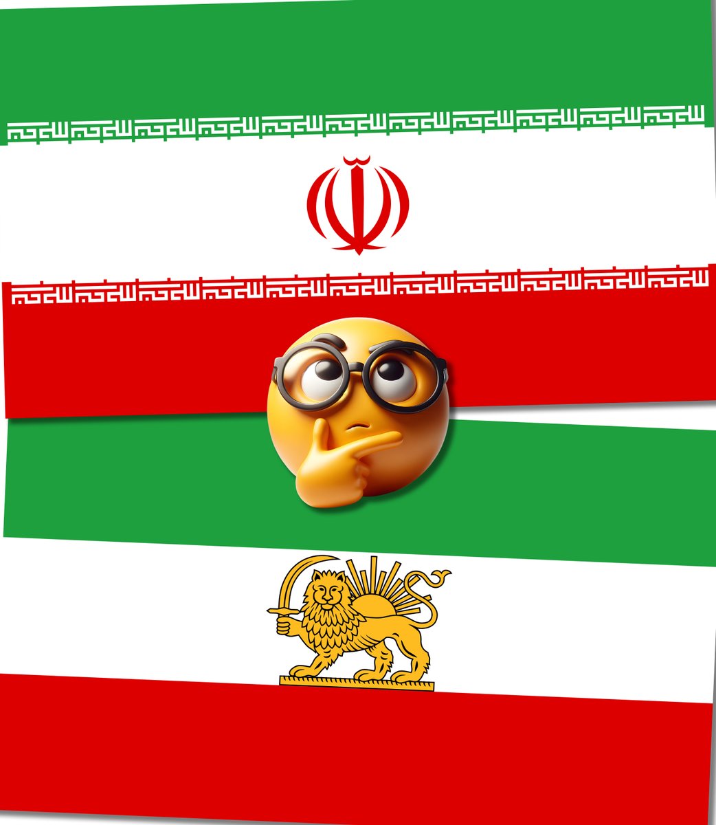 Iraner, die vor dem Mullah Regime und der Islamischen Revolution geflohen sind, zeigen üblicherweise die alte Flagge mit dem Löwen und der Sonne.
 
Iraner, die für das jetzige Regime sind, zeigen die Flagge mit dem Hoheitsabzeichen und dem stilisierten „Allāhu Akbar“.
 
Schwenken
