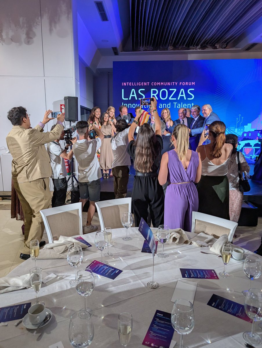 Las Rozas exploded Tuesday night after <a href="/Newcommunities/">Intelligent Community Forum</a> named it to the list of Seven cities to move on to Finals. Nothing like winning while you build a great community. #spain <a href="/CNNSPAIN/">CNN+</a> <a href="/LasRozasVillage/">Las Rozas Village</a> <a href="/EIPO_projects/">EIPO</a> <a href="/BABLEconnect/">BABLE Smart Cities</a> <a href="/aargelich/">Agustin Argelich Casals</a> #icftop7 <a href="/ICFCanada/">ICF Canada</a> <a href="/MoezChaabouni/">Moez Chaabouni</a>