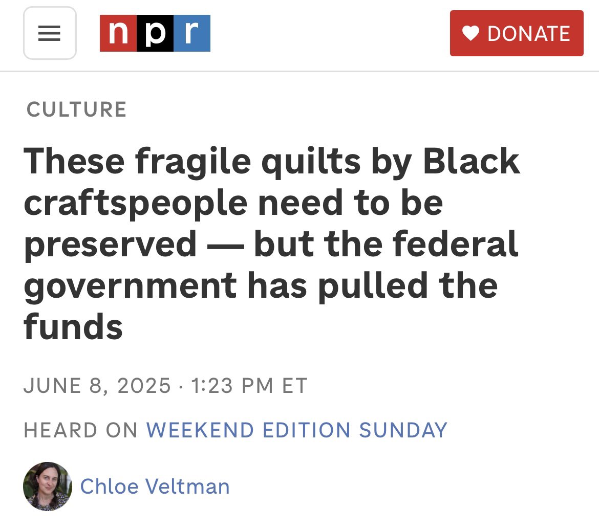 This is the sort of stuff I wish a rich person would step in and save.

npr.org/2025/06/06/nx-…