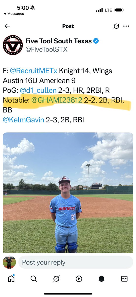 <a href="/baseball_marion/">Marion Bulldog Baseball</a> 
<a href="/FiveToolTexas/">✭Five Tool Texas✭</a> 
<a href="/FiveTool/">Five Tool Baseball</a> 
<a href="/MarucciSports/">Marucci</a>