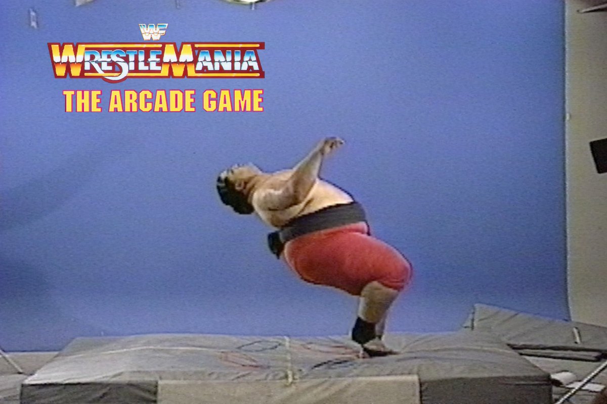 The amazing Yokozuna filming for Wrestlemania: The Arcade Game! youtube.com/shorts/BTpmLOl…