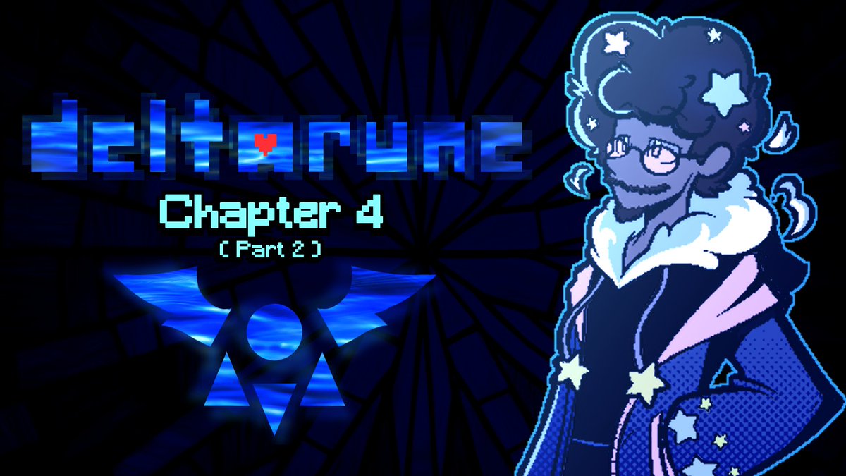 Jumping back in to hopefully finish up Deltarune Chapter 4 tonight at around 6:30 CDT!! Come join me at twitch.tv/pixelsdrew !!