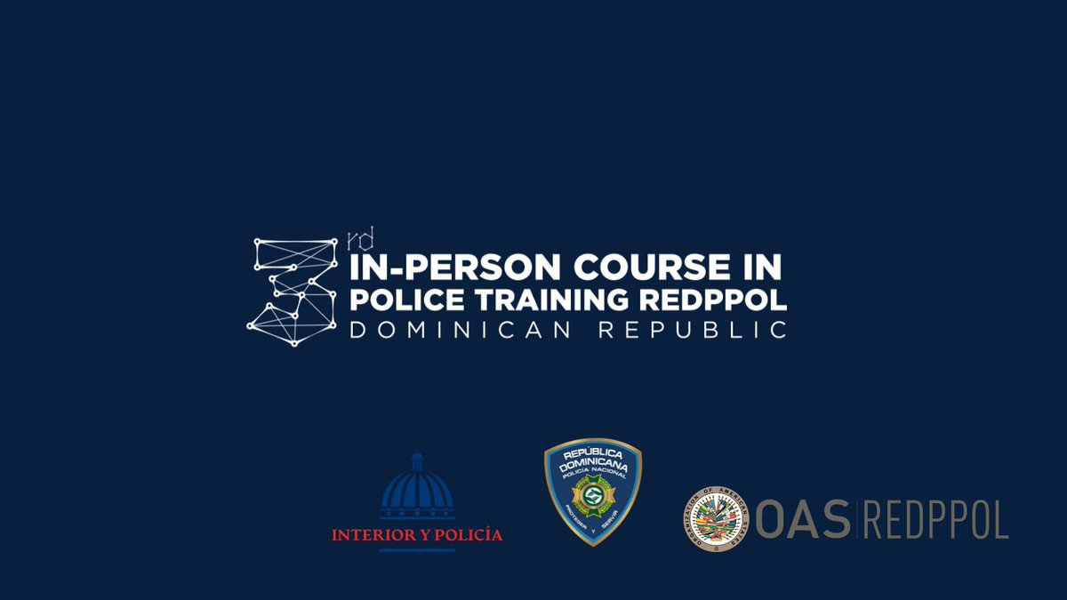 OEA_SegPublica's tweet photo. Within the framework of MISPA VIII and with the participation of 62 police officers from 28 countries, the 3rd #REDPPOL in-person training will begin this Monday in the Dominican Republic. https://t.co/1vm6QpmrGu