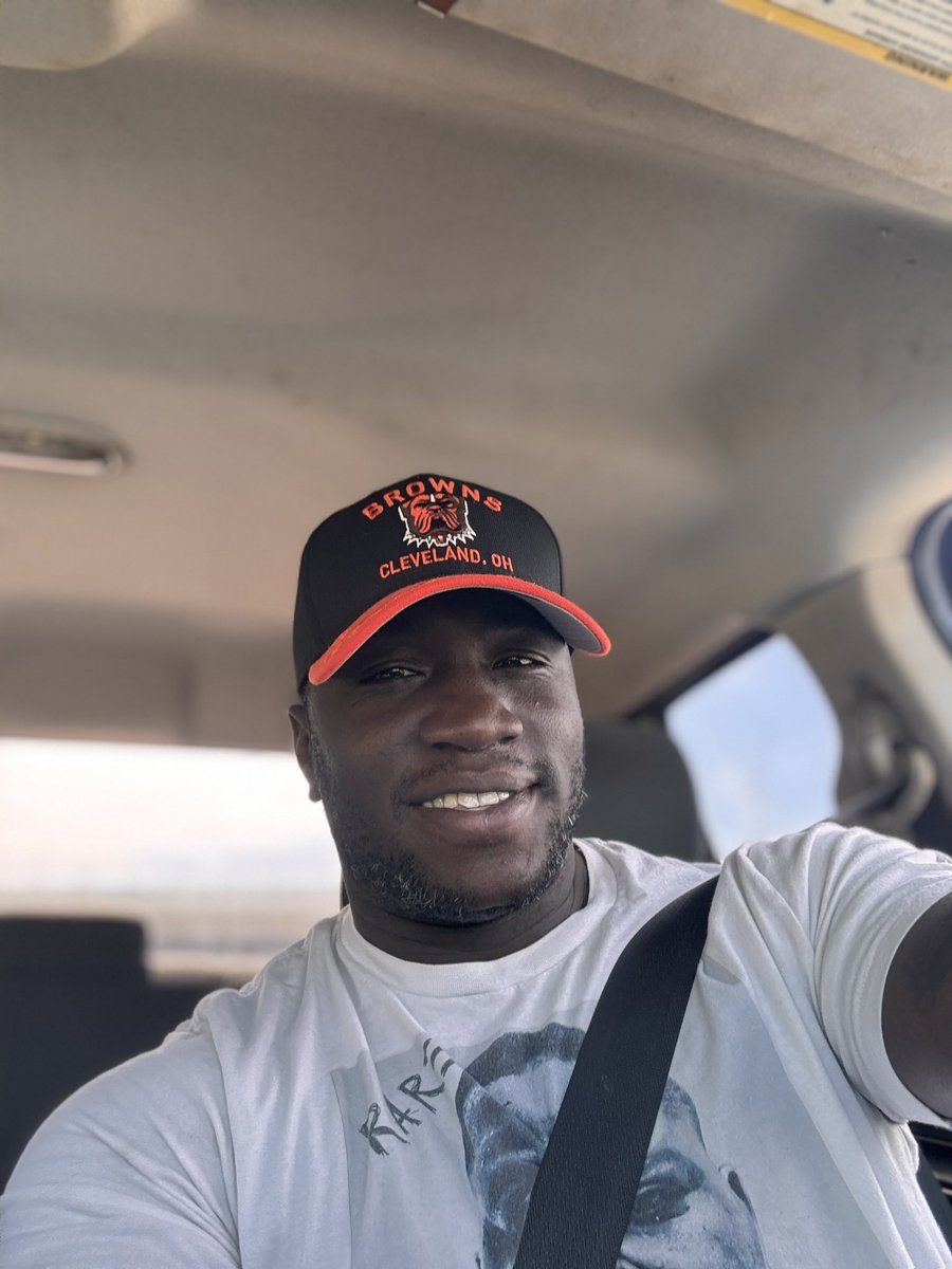 Found a browns hat with the logo god intended for us