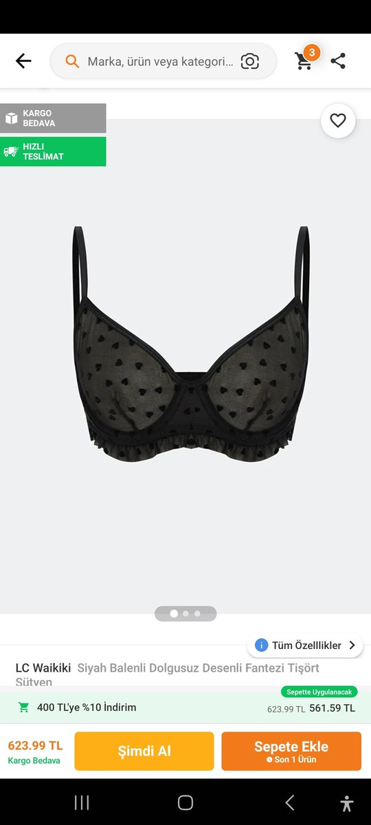 Madem çok dikkatinizi çekti. O sutyenin linkini bırakıyorum

ty.gl/9508ab88z8m65

#sutyen
#FatihAltayli
#yks