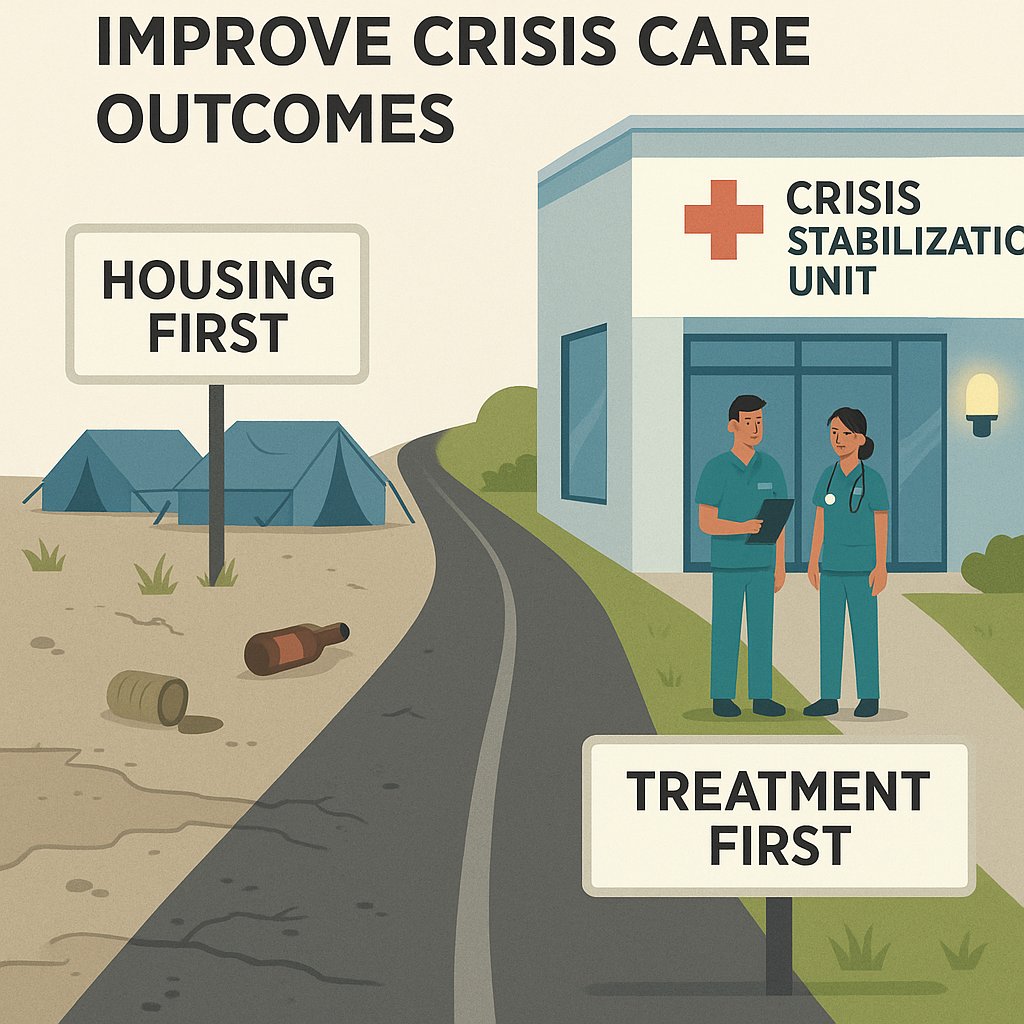 H_Warrington's tweet photo. What if redirected housing funds improved crisis care outcomes?
With the shift to Treatment First, CSUs can lead with trauma-informed, nurse-led care that works.
Let’s fund what stabilizes first.
Let’s fund outcomes.
#CrisisStabilization #TreatmentFirst #MentalHealth https://t.co/Be3uxIljhb