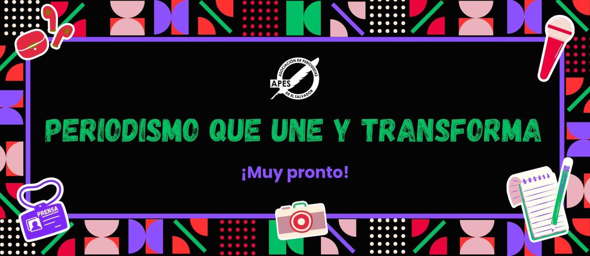 Este julio, el periodismo no solo se cuenta: se vive, se une y se transforma✍️📷.

Muy pronto...
#PeriodismoQueUneYTransforma