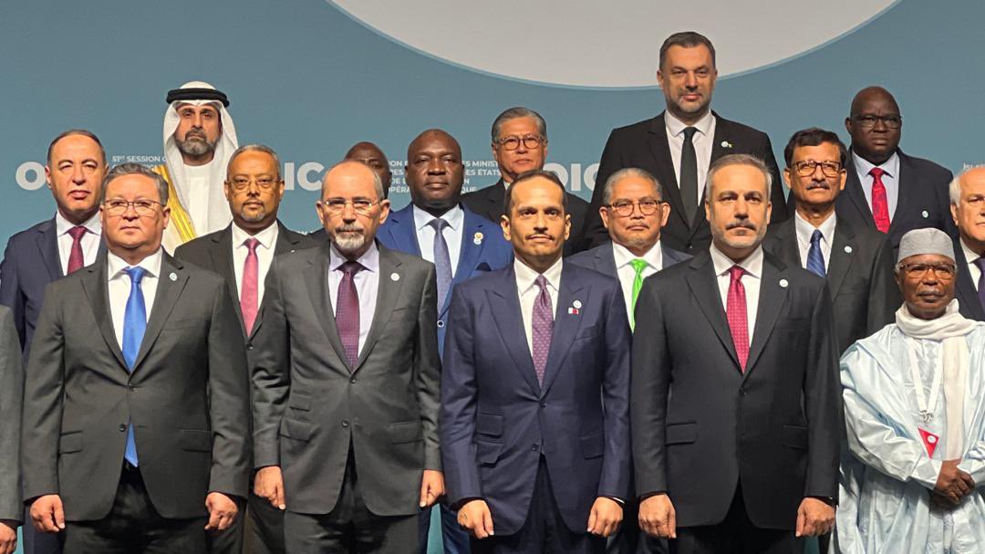 MAECIDJIBOUTI's tweet image. Participation de S.E Abdoulkader Houssein Omar aux travaux de la 51e session du Conseil des Ministres de l’OCI à Istanbul. @MAECIDJIBOUTI #OICCFM51