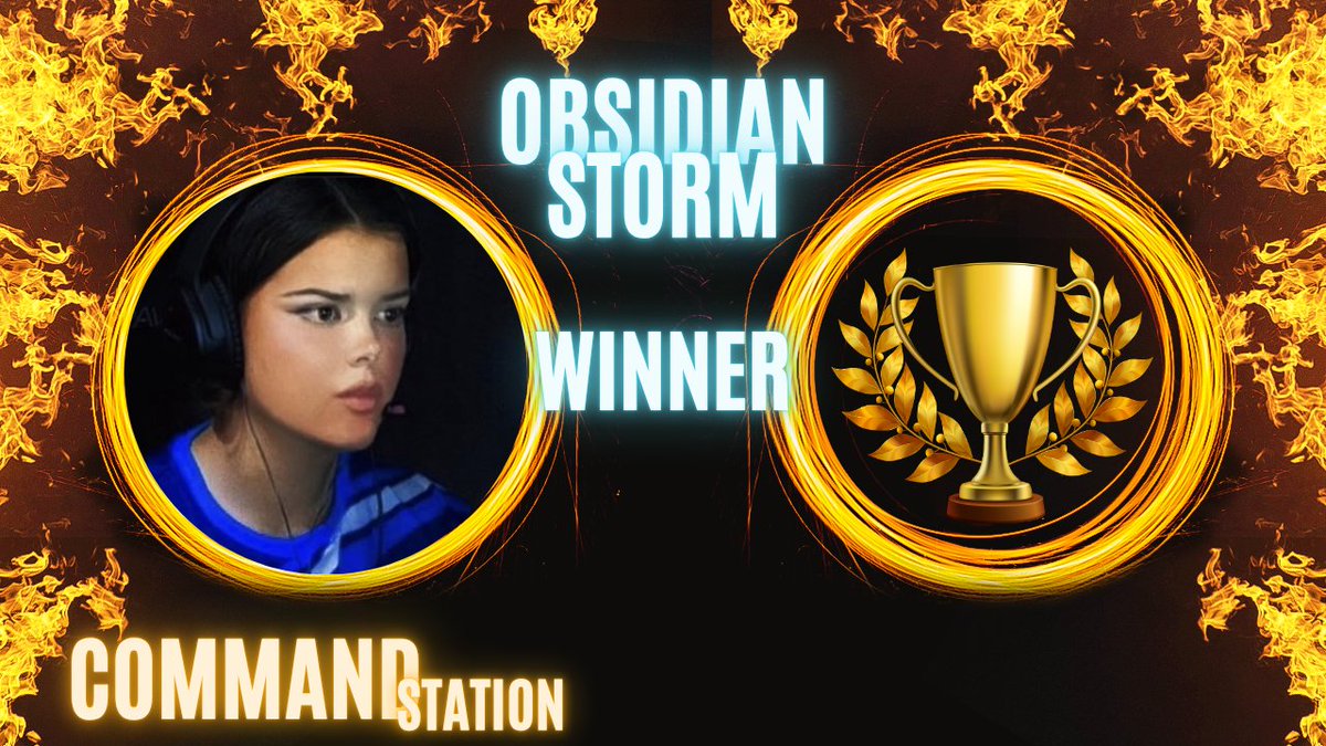 ObsidianStormGG's tweet image. Huge shoutout to @CommandStation  for winning the tournament and our first place prize! and @LegendaryC4 for 2nd place! @HCSProTalk