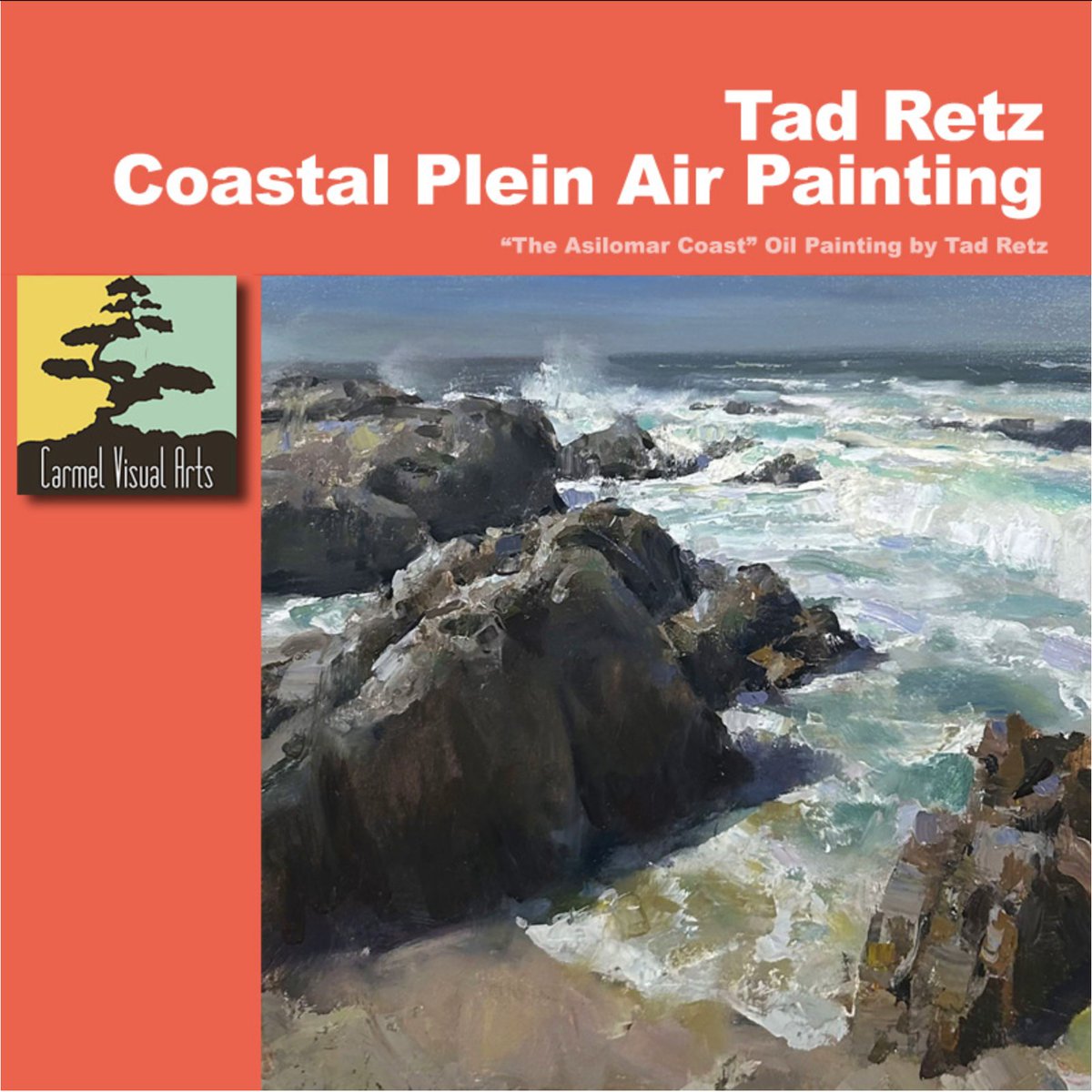 TadRetz's tweet image. October 3-5th 2025 I will be teaching a seascape workshop along the California coast! The link for more info and to sign up is: carmelvisualarts.com/tad-retz/
