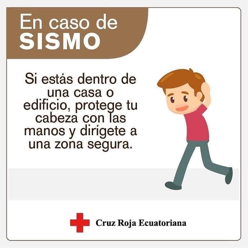 En caso de #sismo📣 te recomendamos seguir estas  medidas de prevención. 🚨
#CruzRoja