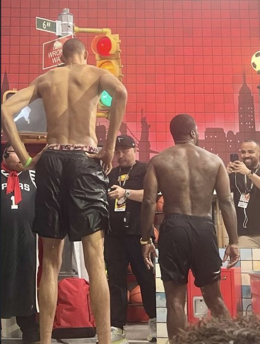 Wemby and Kevin Hart’ backshot is LEGENDARY🔥