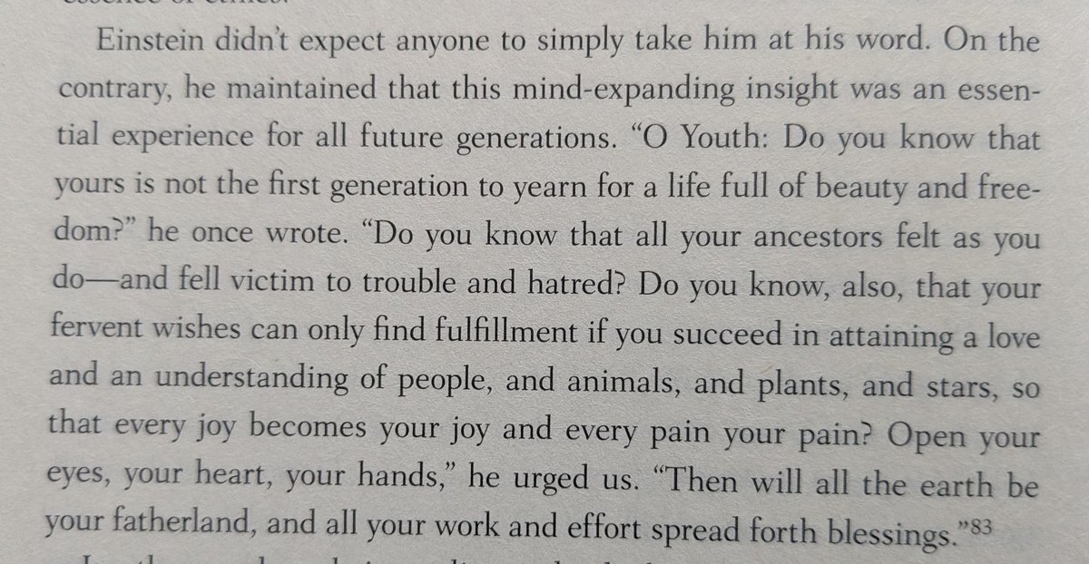 LoganBSomething's tweet image. stunning appeal from albert einstein which imo should be displayed in a place of honor in every school