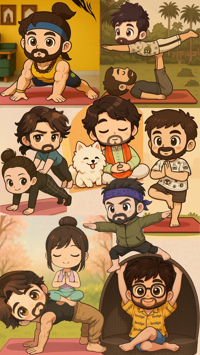 AshishAdmirers's tweet photo. Cutest yogis..perfect balance✨🧘🏻‍♂️❤️🧘🏻‍♀️✨
Prayers.. and manifesting divine power..and healing..✨🙏🏻😇
@ashish30sharma @ArchanaTaide @agricowashvani 
#Yoga #YogaForLife #SanatanaDharma #balance #harmony #peace #discipline #resilience  #transformation #aashnarocks #shreeram #aashieshsharrma #archanataide