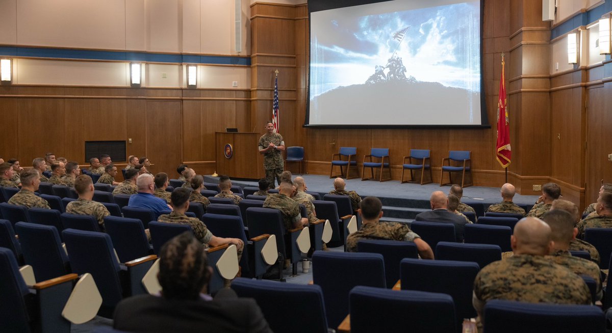 USMCSgtMaj's tweet image. I recently had the privilege of speaking at the Marine For Life Network Annual Training event, where nearly 80 coordinators and representatives gathered to share knowledge to assist #Marines as they prepare to transition out of the service. #MilitaryService