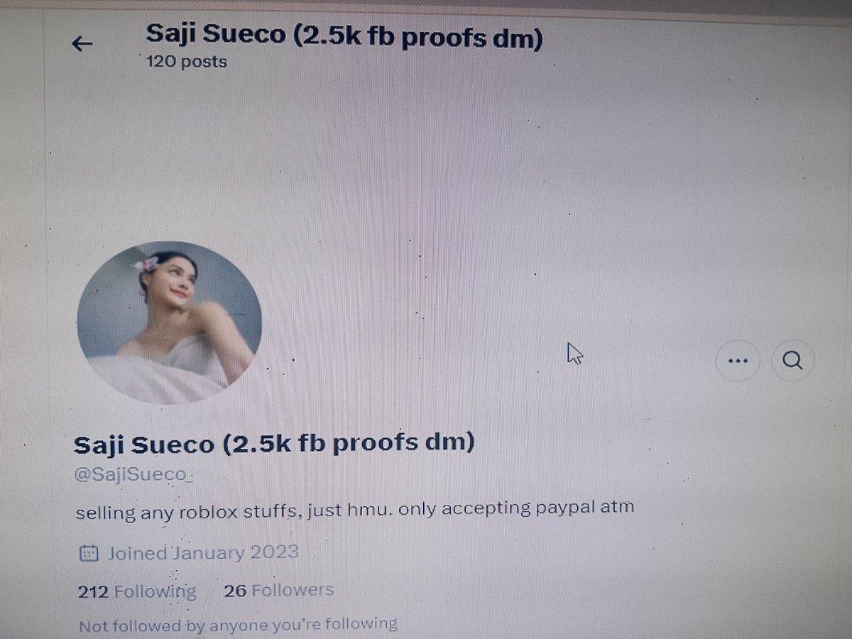 nanazaolinda's tweet image. hii yall!! this person is a scammer! they scammed me for sugar dough set, 110k and posey's crown! please dont believe and dont trade with them! please spread this post!