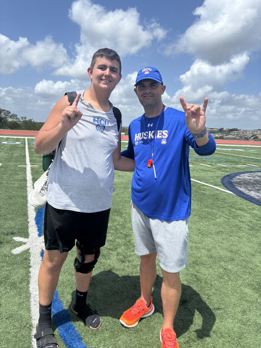 EvanKompara's tweet image. Thanks HCU Football for the great camp and all the competition and coaching y’all gave me thank you DAWGS UP