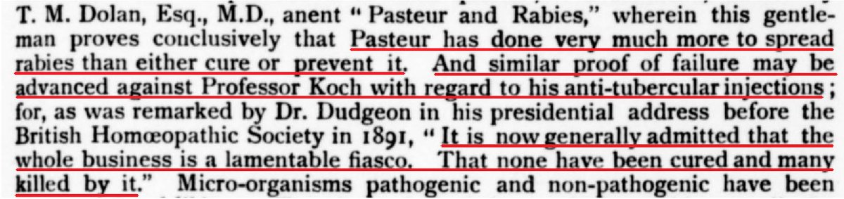 Aldhissla45's tweet image. The inventors of germ theory, Louis Pasteur and Robert Koch, were both swindlers who sold useless and toxic "treatmets" that injured and killed numerous people.
archive.org/details/sim_ve…