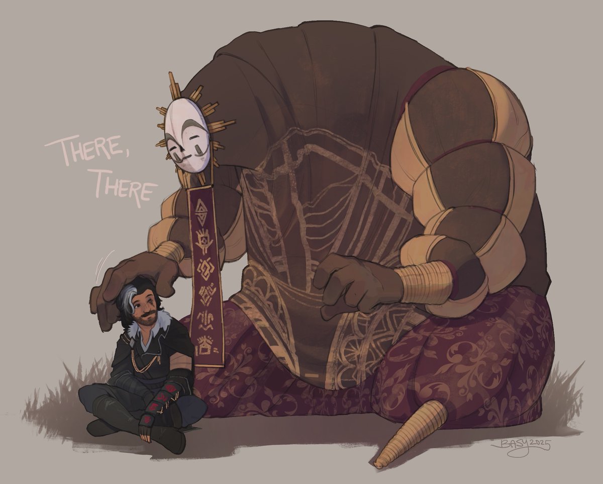 basydraws's tweet image. There, there #Expedition33 #E33