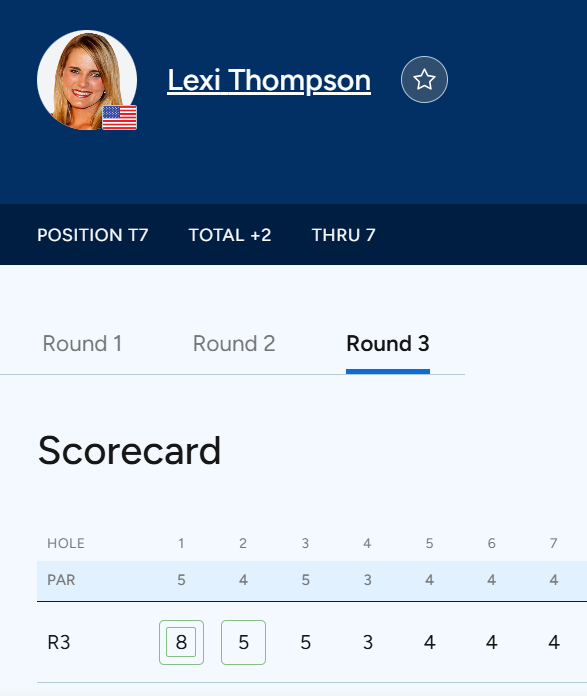 Scottie and his triple bang start was not alone... #KPMGWomensPGA #TravelersChampionship