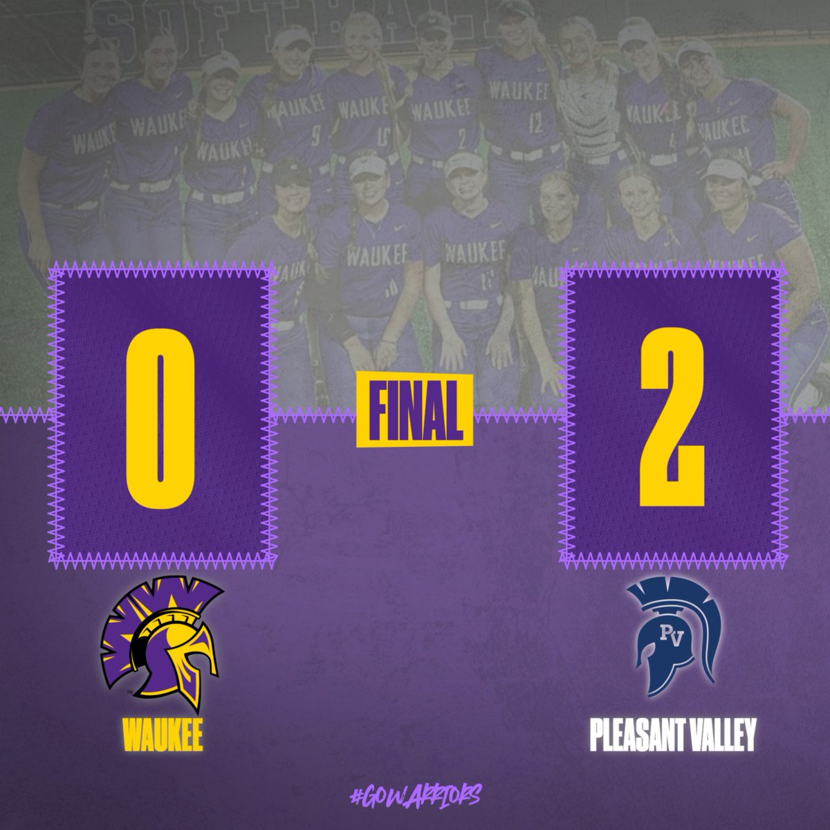 Results from the Jack North Softball Tournament today:
🥎 Waukee beats Earlham: 4-0
🥎 Waukee loses to Pleasant Valley: 0-2
Next game: Home on Monday, 6/23 vs Northwest
#GoWarriors