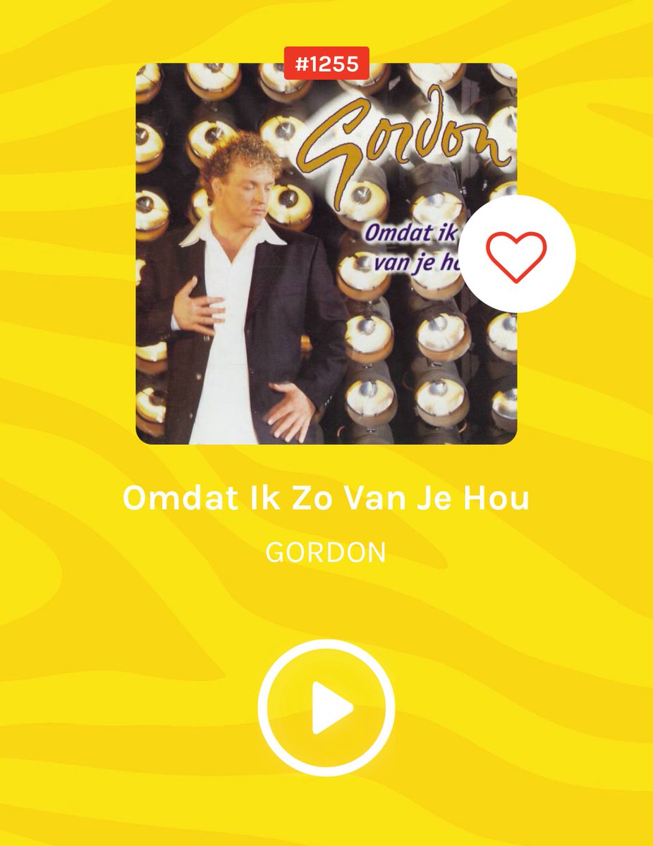 Een van mijn favorieten van #gordon 
#foute1500 #qmusic