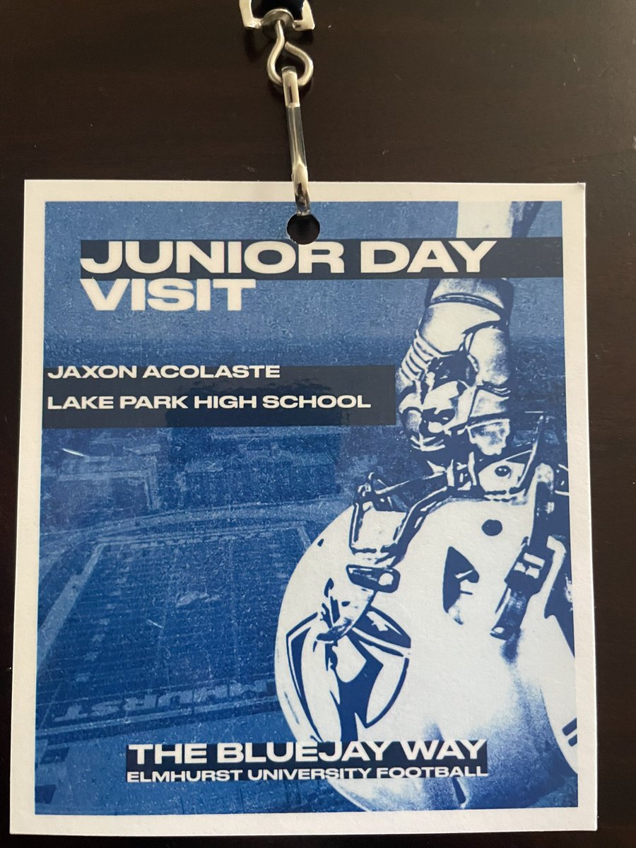 Jaxon Acolatse (@jaxonacolatse3) on Twitter photo Thank you <a href="/CoachMadison_EU/">Colin Madison</a> and <a href="/ElmhurstU_FB/">Elmhurst University Football</a> for having me out on a visit. Look forward to coming back for camp!!! <a href="/LakeParkFootbal/">Lake Park Lancer Football</a> <a href="/Coach_Kirk_67/">Chris Kirkpatrick</a> <a href="/LPAthleticDept/">Lake Park Athletics</a> <a href="/CoachChris_Roll/">Coach Chris Roll</a> <a href="/EDGYTIM/">Timothy βEDGYTIMβ OHalloran</a> Thank you <a href="/CoachMadison_EU/">Colin Madison</a> and <a href="/ElmhurstU_FB/">Elmhurst University Football</a> for having me out on a visit. Look forward to coming back for camp!!! <a href="/LakeParkFootbal/">Lake Park Lancer Football</a> <a href="/Coach_Kirk_67/">Chris Kirkpatrick</a> <a href="/LPAthleticDept/">Lake Park Athletics</a> <a href="/CoachChris_Roll/">Coach Chris Roll</a> <a href="/EDGYTIM/">Timothy βEDGYTIMβ OHalloran</a>