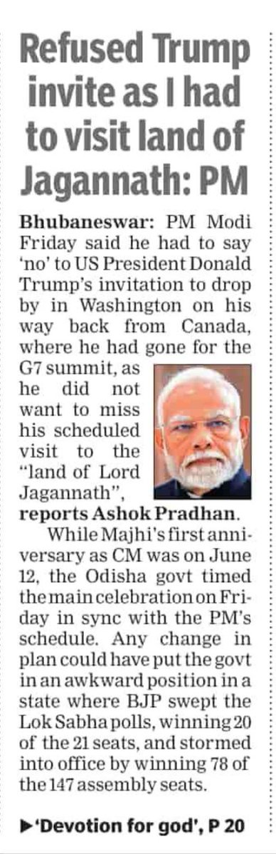 sujitkumar1975's tweet photo. @realDonaldTrump is it true that Mr Modi denied your invitation. Please reply https://t.co/k2QqZz5zaa